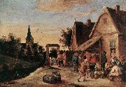 Village Feast  sdt TENIERS, David the Elder